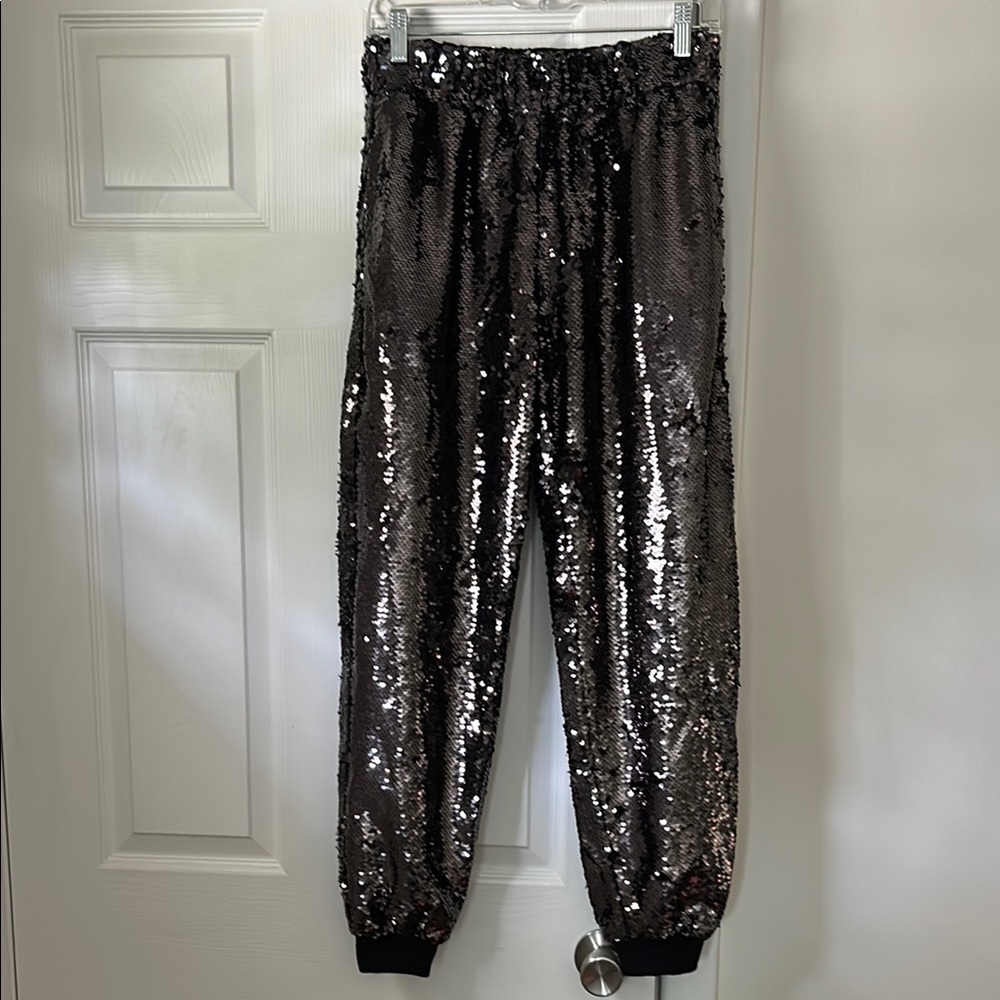 Sequin Jogger Pants